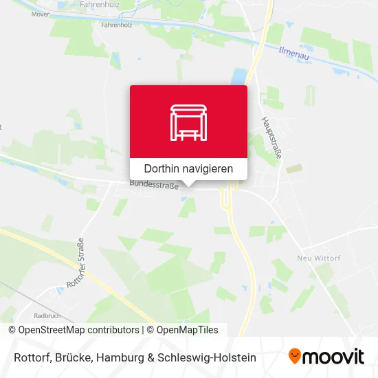 Rottorf, Brücke Karte