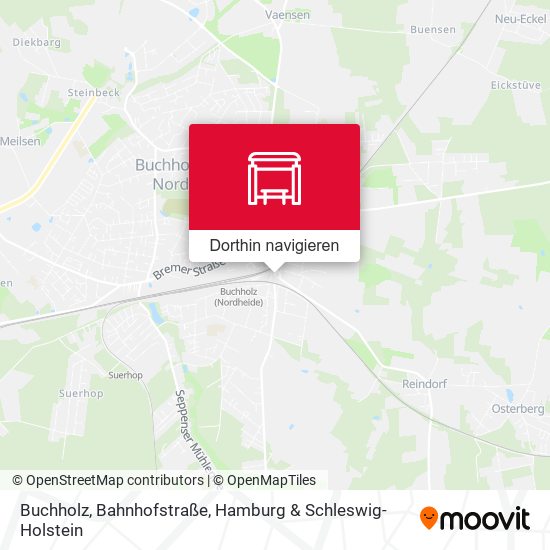 Buchholz, Bahnhofstraße Karte