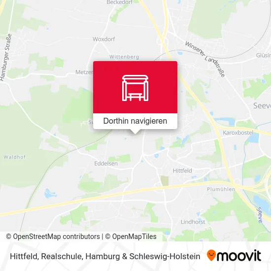 Hittfeld, Realschule Karte