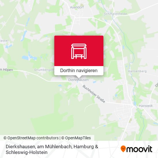 Dierkshausen, am Mühlenbach Karte