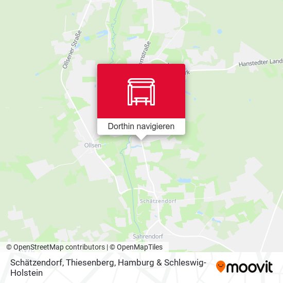 Schätzendorf, Thiesenberg Karte
