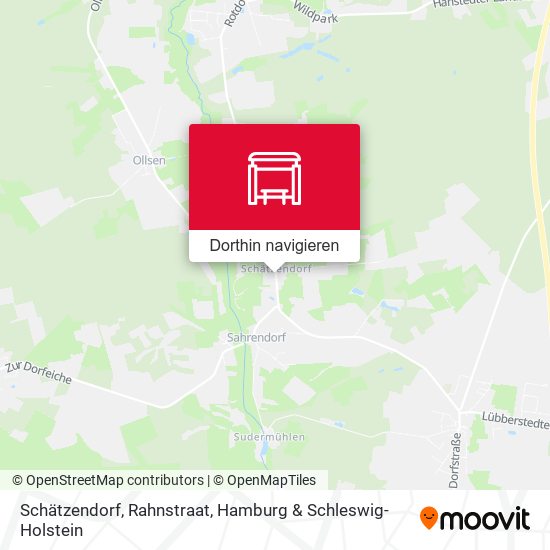 Schätzendorf, Rahnstraat Karte