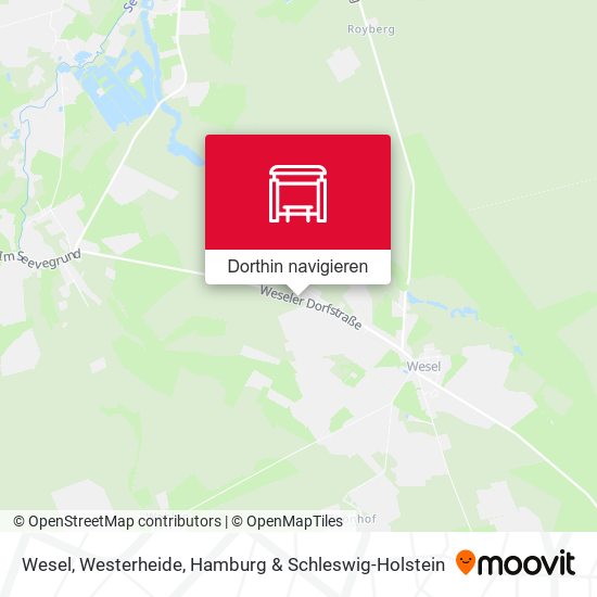 Wesel, Westerheide Karte