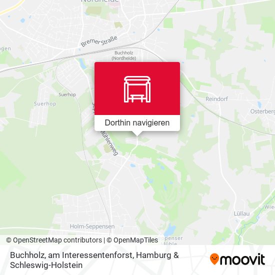 Buchholz, am Interessentenforst Karte