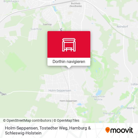 Holm-Seppensen, Tostedter Weg Karte