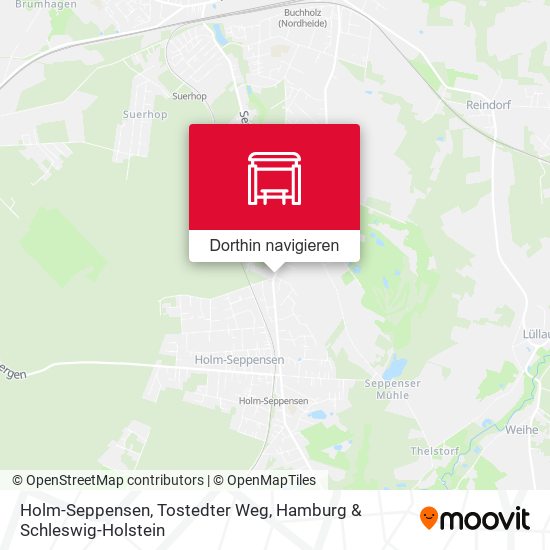 Holm-Seppensen, Tostedter Weg Karte