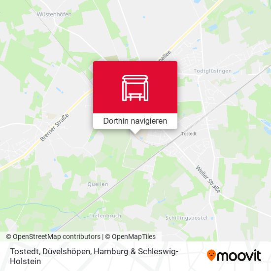 Tostedt, Düvelshöpen Karte