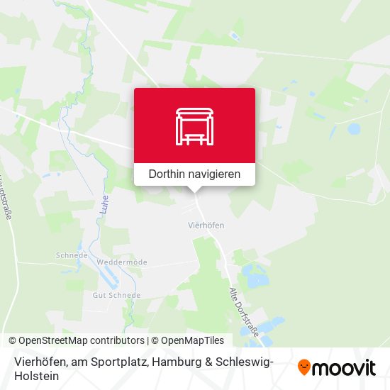 Vierhöfen, am Sportplatz Karte