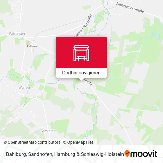 Bahlburg, Sandhöfen Karte