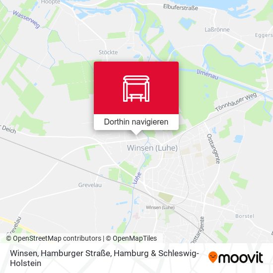 Winsen, Hamburger Straße Karte