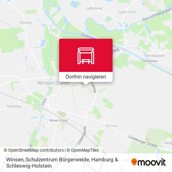 Winsen, Schulzentrum Bürgerweide Karte