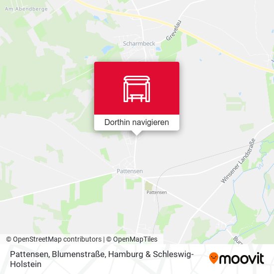 Pattensen, Blumenstraße Karte