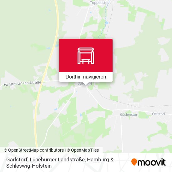 Garlstorf, Lüneburger Landstraße Karte