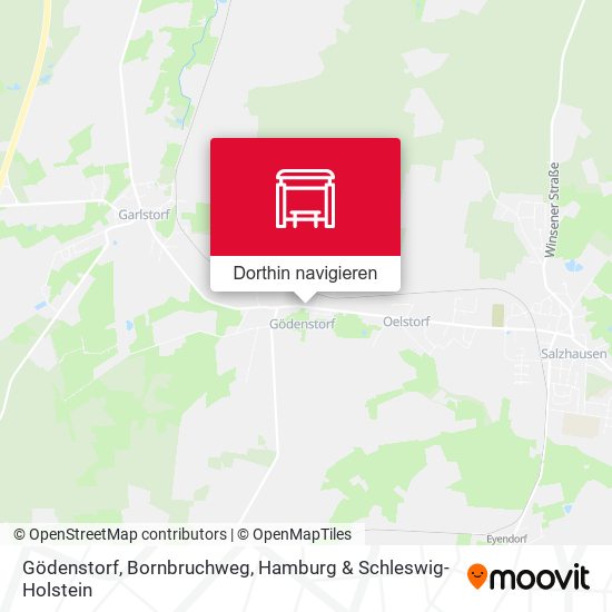 Gödenstorf, Bornbruchweg Karte