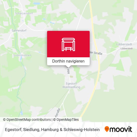 Egestorf, Siedlung Karte