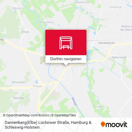 Dannenberg(Elbe) Lüchower Straße Karte