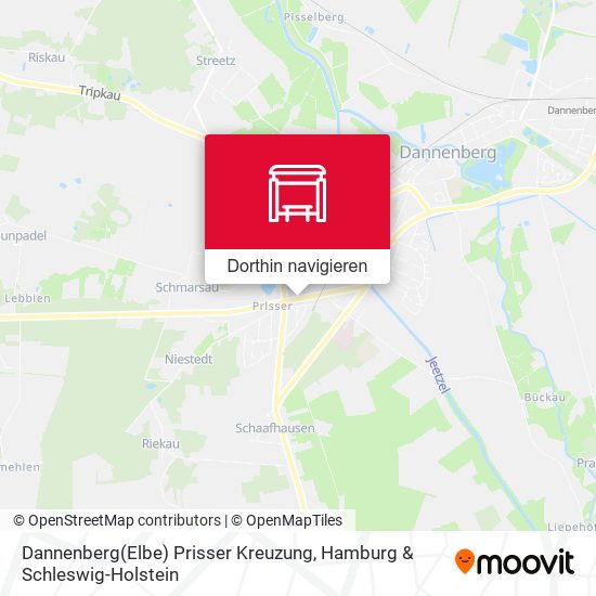 Dannenberg(Elbe) Prisser Kreuzung Karte