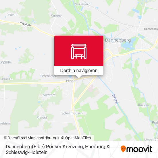 Dannenberg(Elbe) Prisser Kreuzung Karte