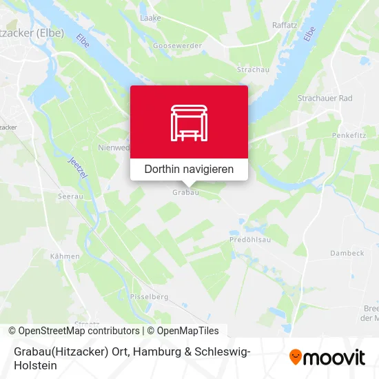 Grabau(Hitzacker) Ort Karte