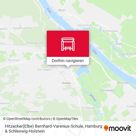 Hitzacker(Elbe) Bernhard-Varenius-Schule Karte