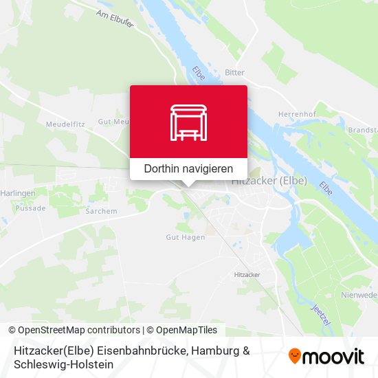 Hitzacker(Elbe) Eisenbahnbrücke Karte
