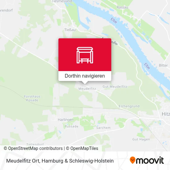 Meudelfitz Ort Karte