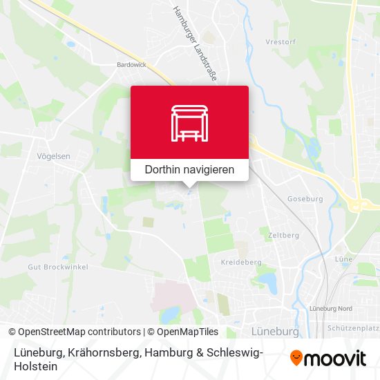 Lüneburg, Krähornsberg Karte