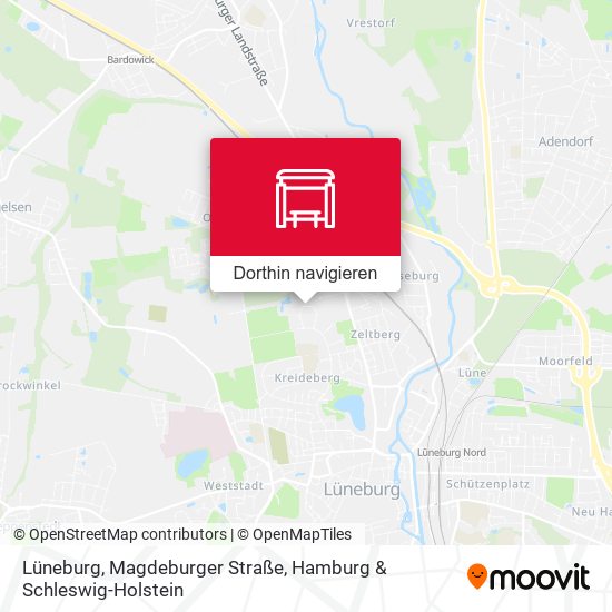 Lüneburg, Magdeburger Straße Karte