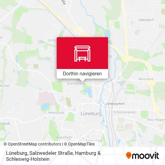 Lüneburg, Salzwedeler Straße Karte