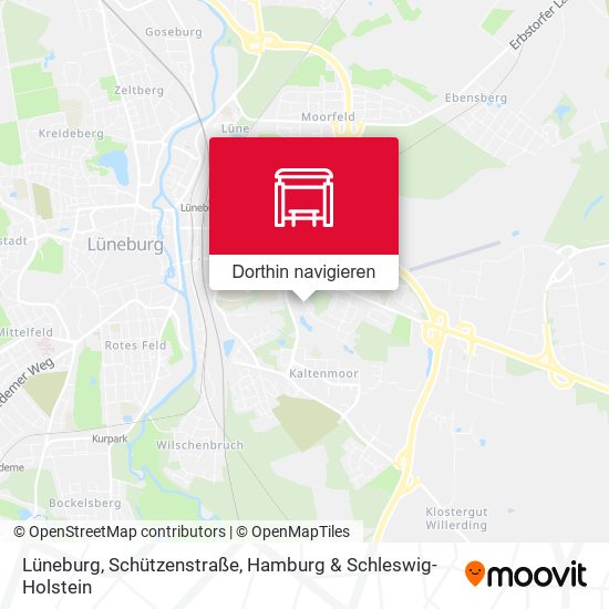 Lüneburg, Schützenstraße Karte