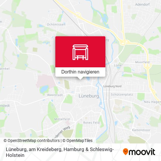 Lüneburg, am Kreideberg Karte
