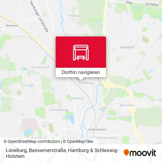 Lüneburg, Bessemerstraße Karte