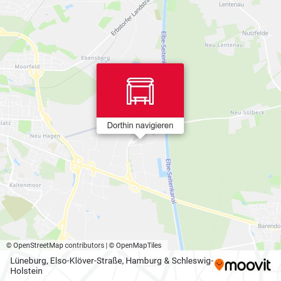 Lüneburg, Elso-Klöver-Straße Karte