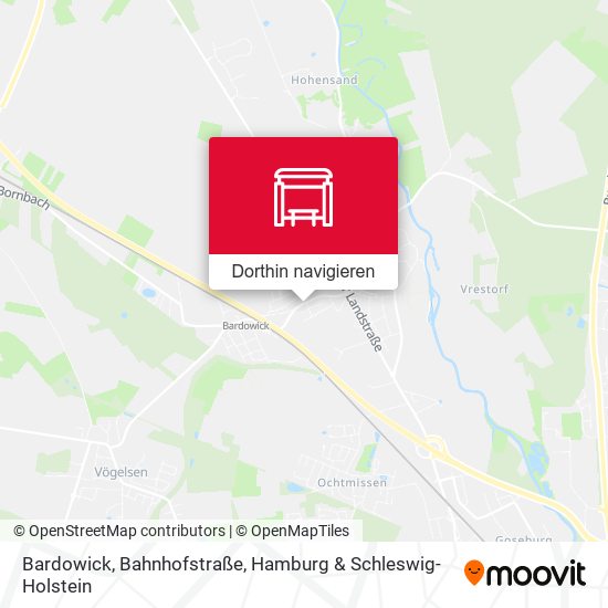 Bardowick, Bahnhofstraße Karte