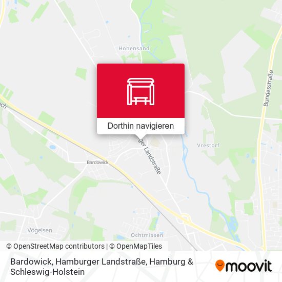 Bardowick, Hamburger Landstraße Karte