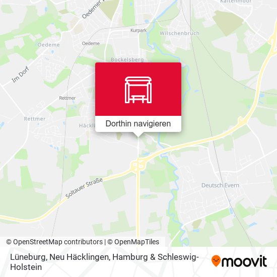 Lüneburg, Neu Häcklingen Karte