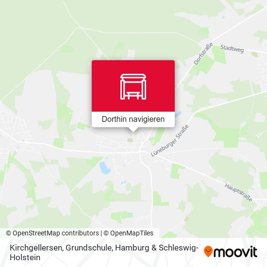 Kirchgellersen, Grundschule Karte