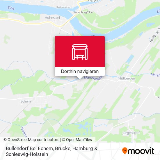 Bullendorf Bei Echem, Brücke Karte