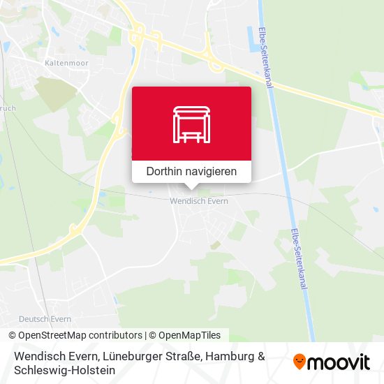 Wendisch Evern, Lüneburger Straße Karte