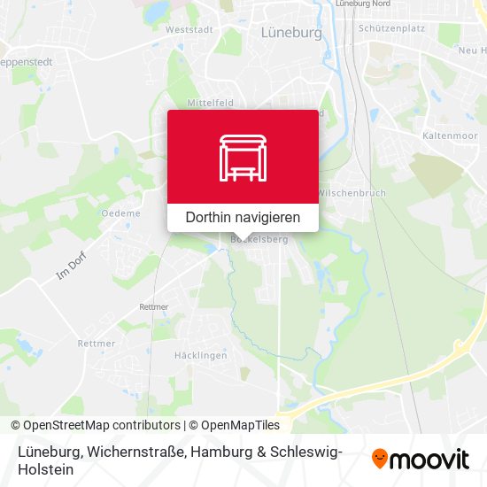 Lüneburg, Wichernstraße Karte
