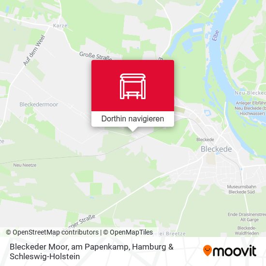 Bleckeder Moor, am Papenkamp Karte