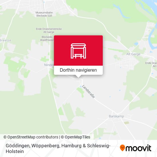 Göddingen, Wöppenberg Karte