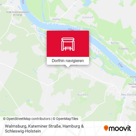 Walmsburg, Kateminer Straße Karte
