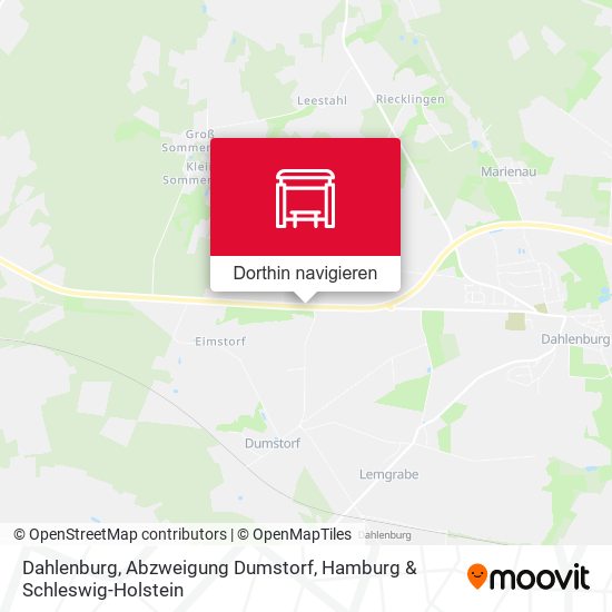 Dahlenburg, Abzweigung Dumstorf Karte