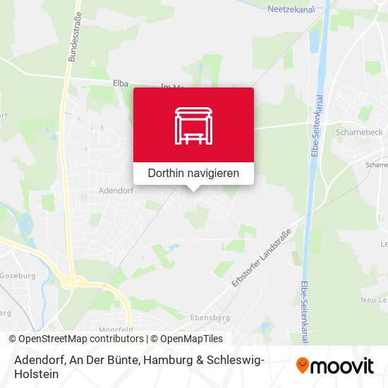 Adendorf, An Der Bünte Karte