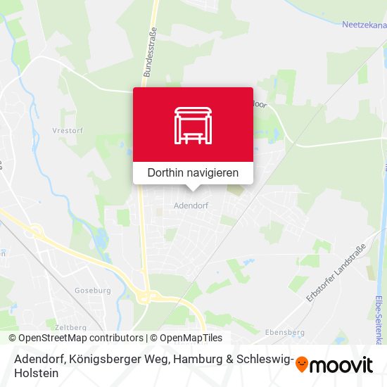 Adendorf, Königsberger Weg Karte