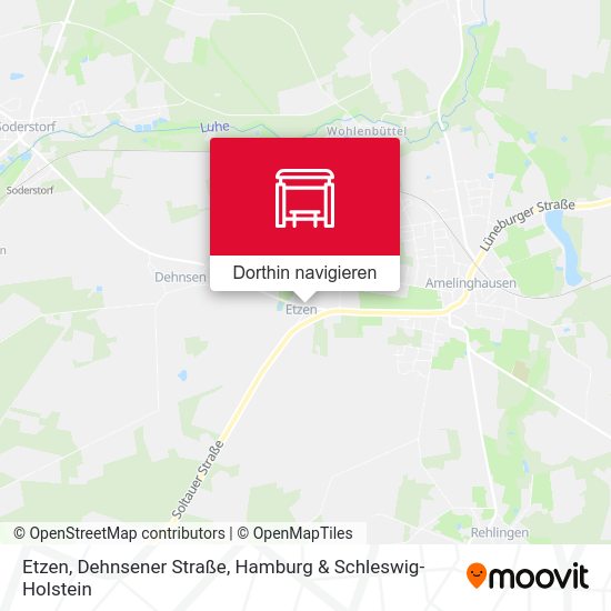 Etzen, Dehnsener Straße Karte