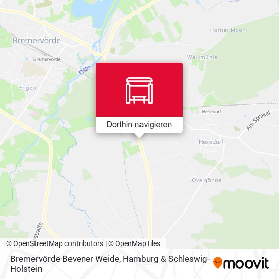 Bremervörde Bevener Weide Karte