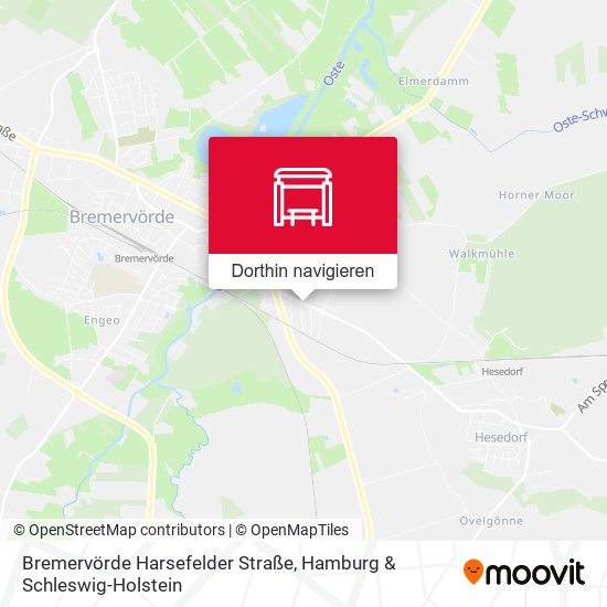 Bremervörde Harsefelder Straße Karte