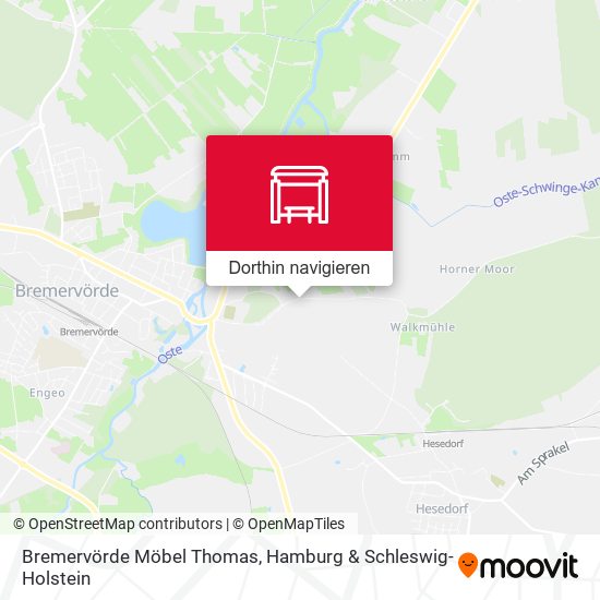 Bremervörde Möbel Thomas Karte